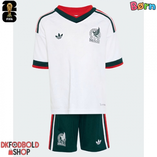 Mexico Udebanesæt Børn VM 2026 Kort ærmer (+ korte bukser)